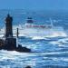 M/V Quiberon à la Pointe du Raz. En 1983.