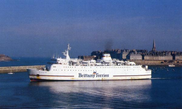 M/ Duchesse Anne, à St Malo en 1993.